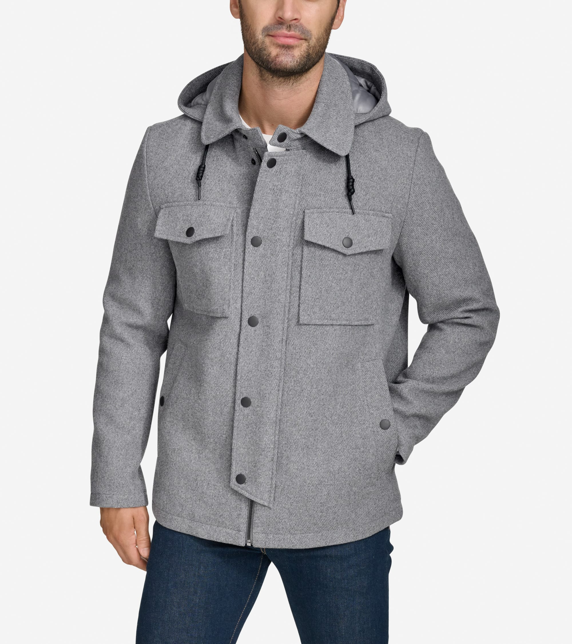 Wool Twill Field Jacket | Cole Haan (US)