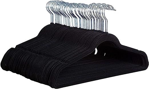 Zober Non-Slip Velvet Hangers - Suit Hangers (30-pack) Ultra Thin Space Saving 360 Degree Swivel ... | Amazon (US)