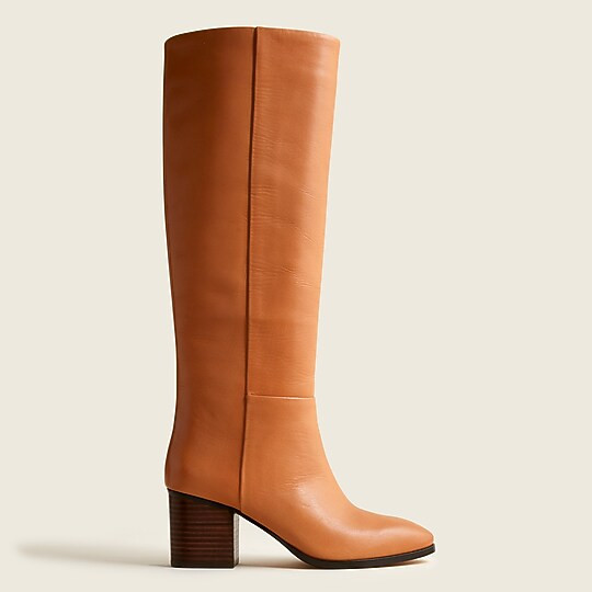 Sadie knee-high boots in leather | J. Crew US