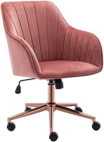 Duhome Home Office Chair Computer Desk Chair Armchair Task Chair Velvet Upholstered Chair Height ... | Amazon (US)