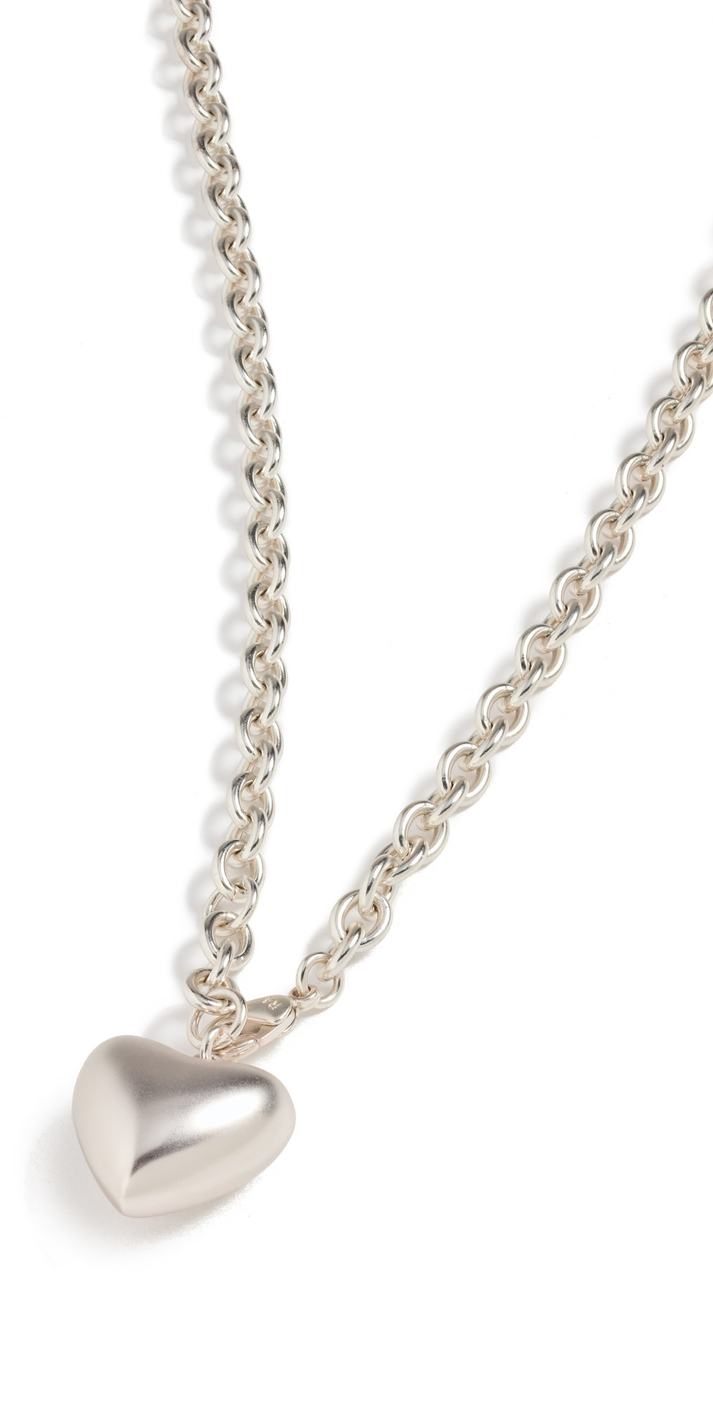 Roxanne Assoulin Heart and Soul Mini Pendant Necklace Silver One Size | Shopbop