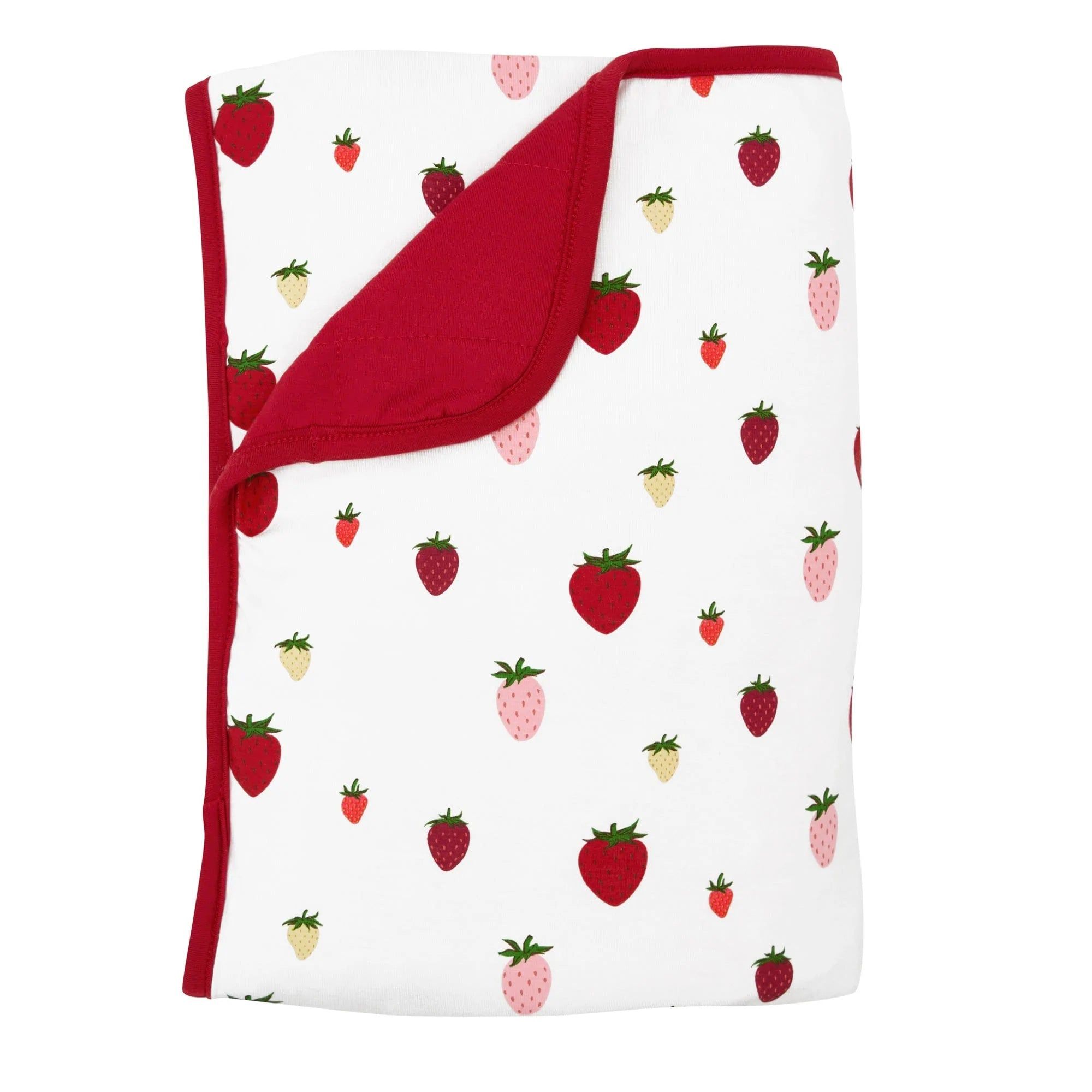 Toddler Blanket in Strawberry 1.0 | Kyte BABY