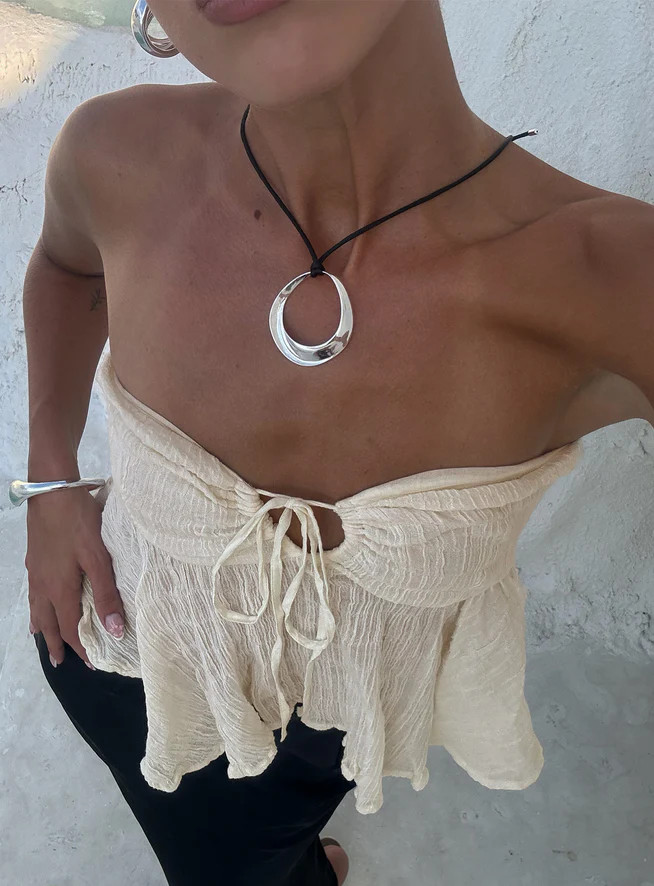 Zakai Necklace Silver | Princess Polly US