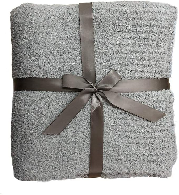 Knit Throw Blanket Super Soft Warm Blanket for Couch Lightweight Fluffy Blanket for Bed Sofa 50x6... | Amazon (US)