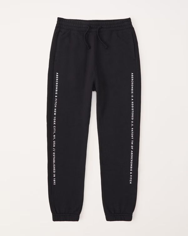 multi-logo joggers | Abercrombie & Fitch (US)