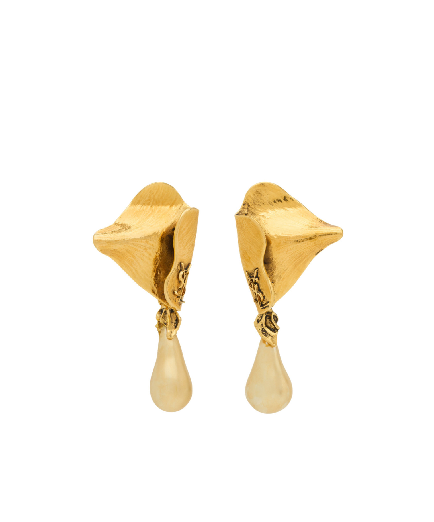 CASSANDRE PEARL EARRINGS IN METAL | Senser US