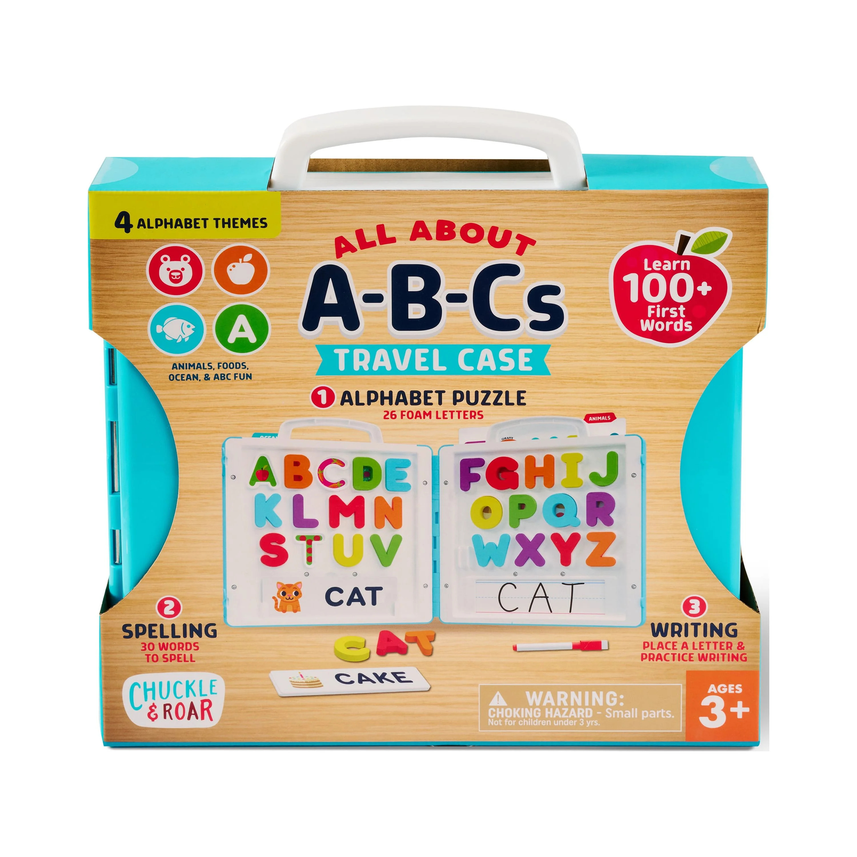Chuckle & Roar First Words All About A-B-C's Travel Case for Preschool Children Ages 3+ by Buffal... | Walmart (US)