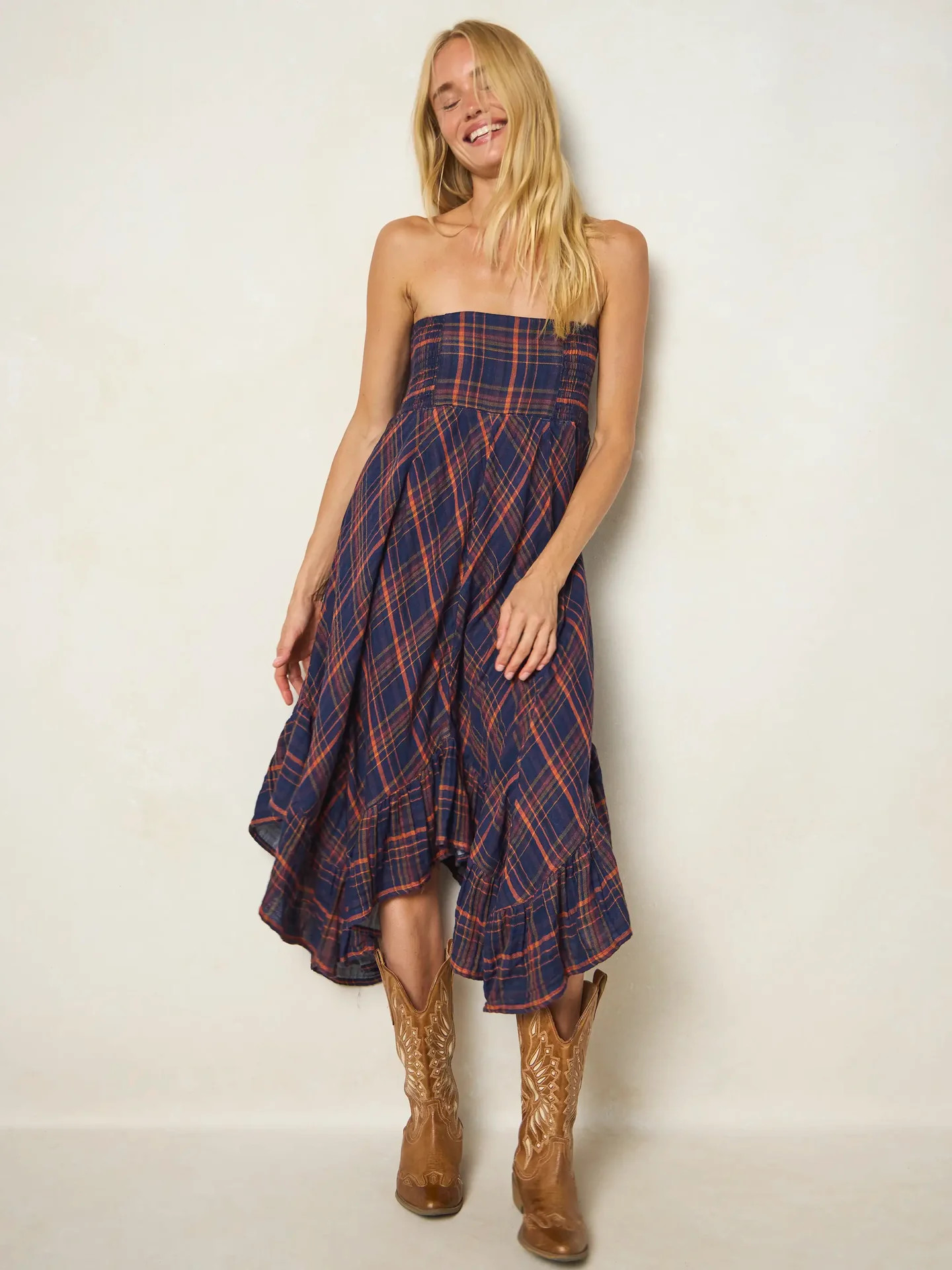 Feelin' Alive Convertible Cotton Midi Skirt | Natural Life