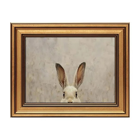 Gold Framed Wall Art Vintage Easter Bunny Canvas Art Easter Wall Decor Farmhouse Picture Neutral Rabbit Prints Rustic Paintings Country Artwork for Bedroom Bathroom Living Room | Walmart (US)