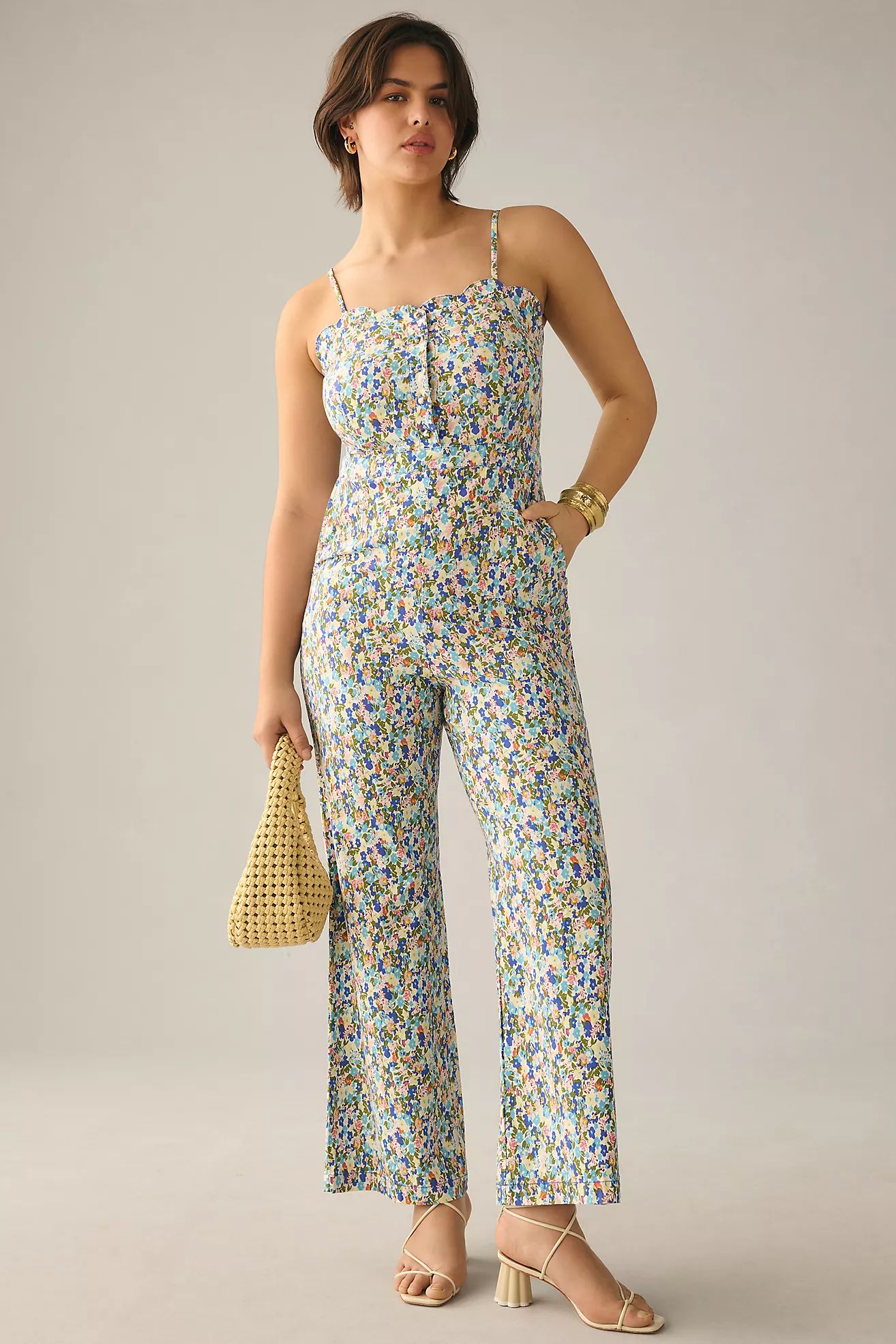 Maeve Wide-Leg Jumpsuit | Anthropologie (US)