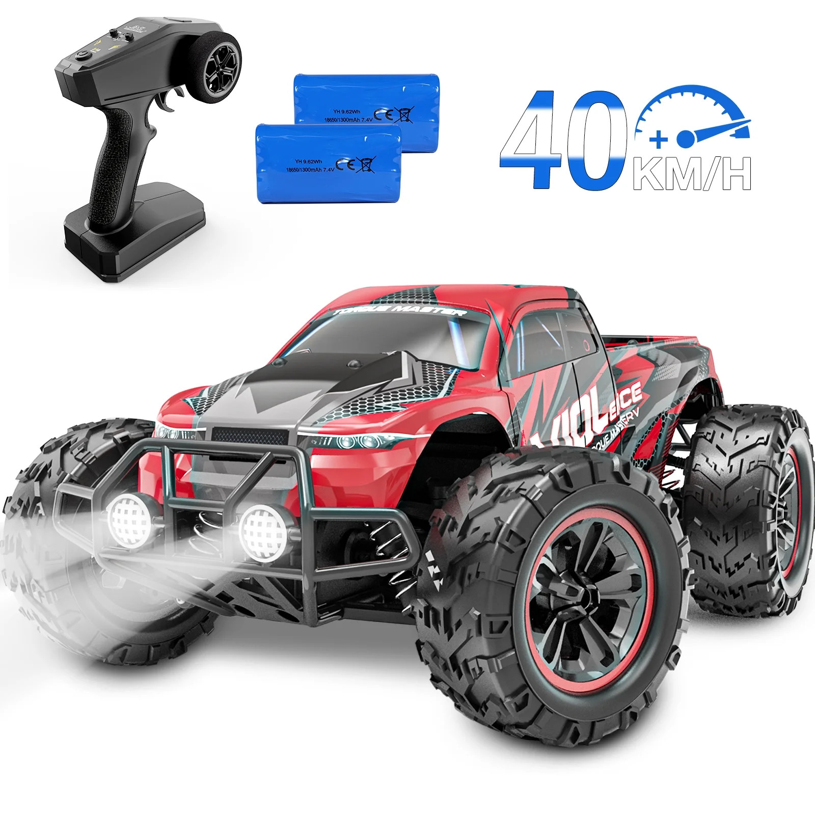 Remote Control Car 1:16 RC Cars  , 4WD High Speed 40+ km/h off Road RC Vehicle Truck, All Terrain... | Walmart (US)
