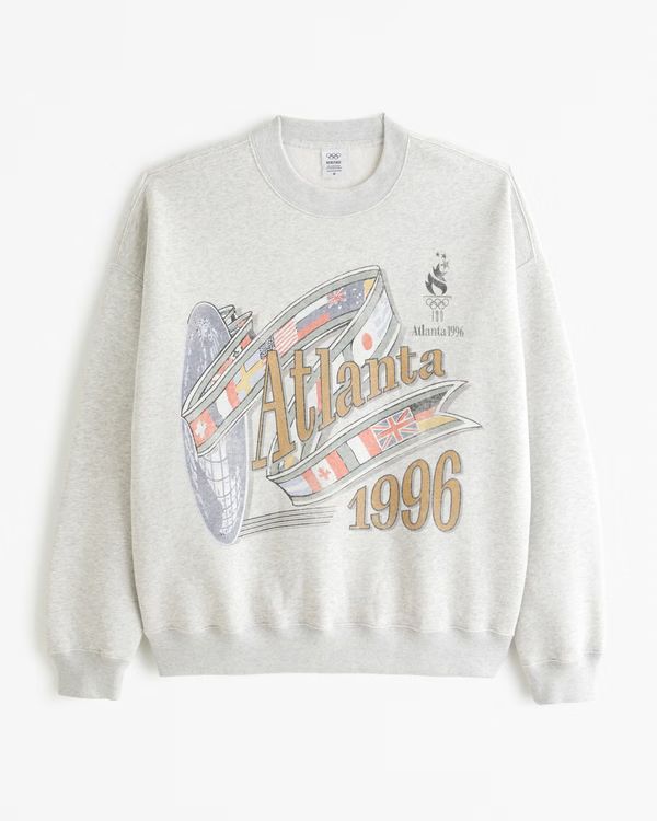 Gender Inclusive Olympics Graphic Crew Sweatshirt | Gender Inclusive Gender Inclusive | Abercromb... | Abercrombie & Fitch (US)