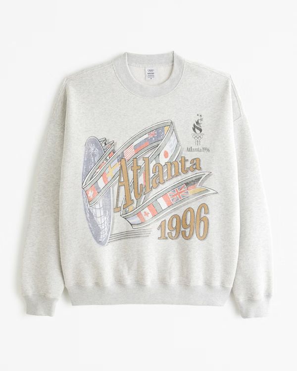 Women's Olympics Graphic Crew Sweatshirt | Women's Tops | Abercrombie.com | Abercrombie & Fitch (US)