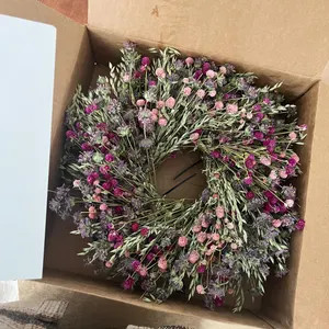 Vancortlandt Farms Natural Dried Flower Handmade Spring Sprinkles 20” Wreath - Etsy | Etsy (US)