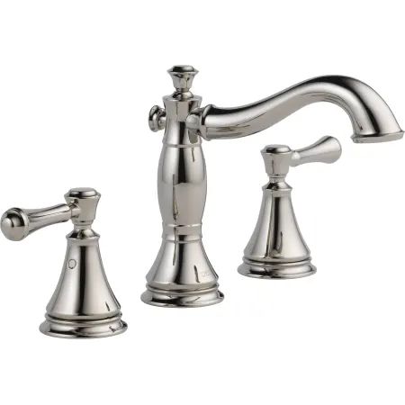 Delta Cassidy Widespread Bathroom Faucet with Pop-Up Drain Assembly - Includes Lifetime WarrantyM... | Build.com, Inc.