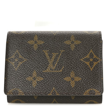 Monogram Business Card Holder | FASHIONPHILE (US)