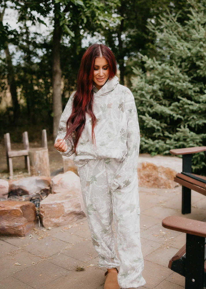 PREORDER In the Woods Camo Joggers by Chelsea DeBoer | Lauriebelles