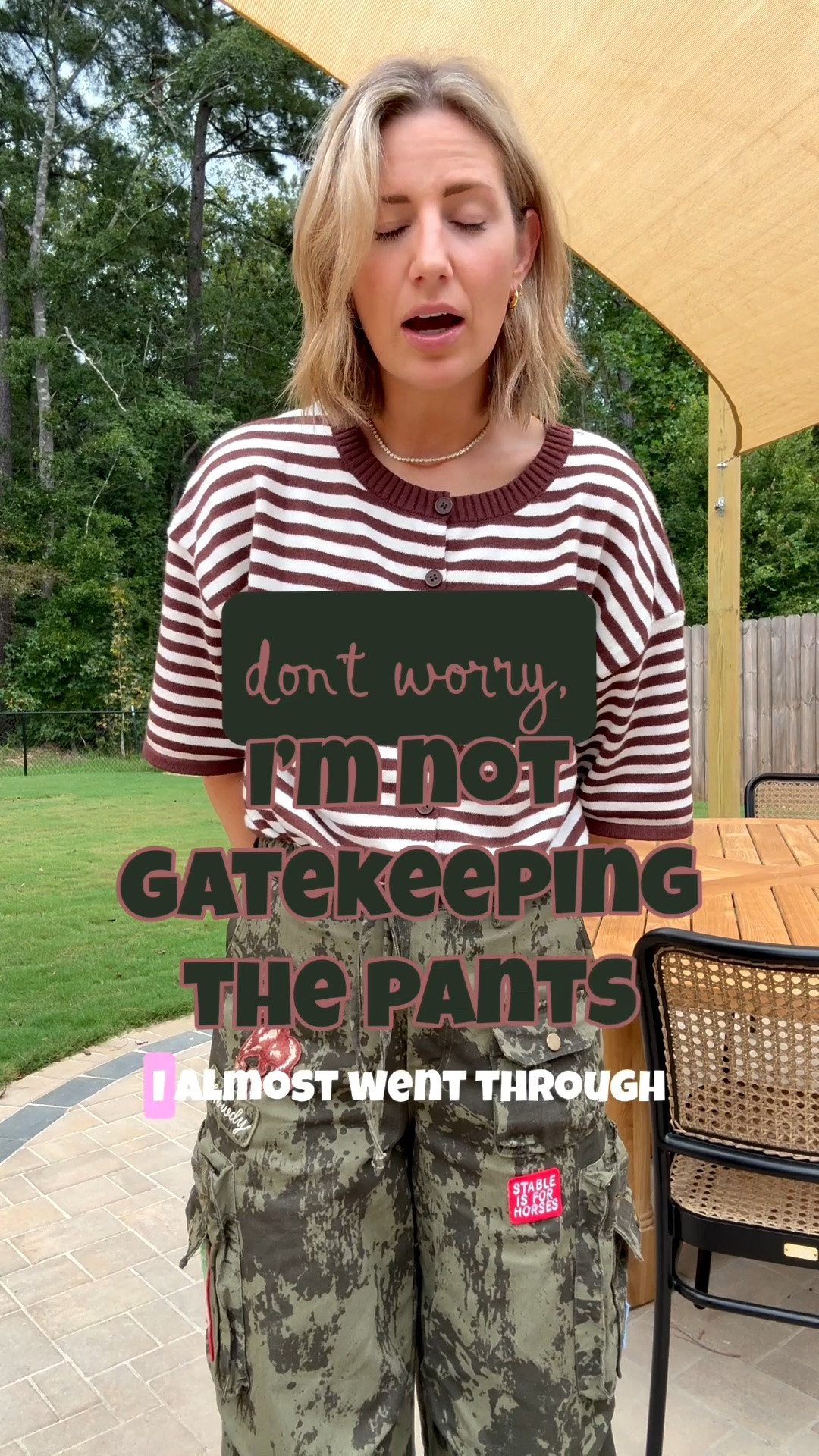 wearing a small in my pants( i could do a medium) but i think smalls are sold out—still med and large left!! 

medium in my short sleeve sweater 🤍

#LTKootd #LTKmomlife #LTKdayinmylife