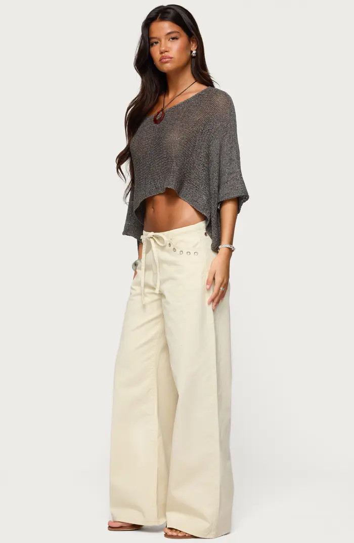 Laline Loose Knit Crop Top | Nordstrom