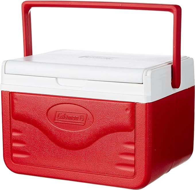 Coleman 5205A753G 5-Quart FlipLid 6 Personal Cooler, 6 Cans (Red) | Amazon (CA)