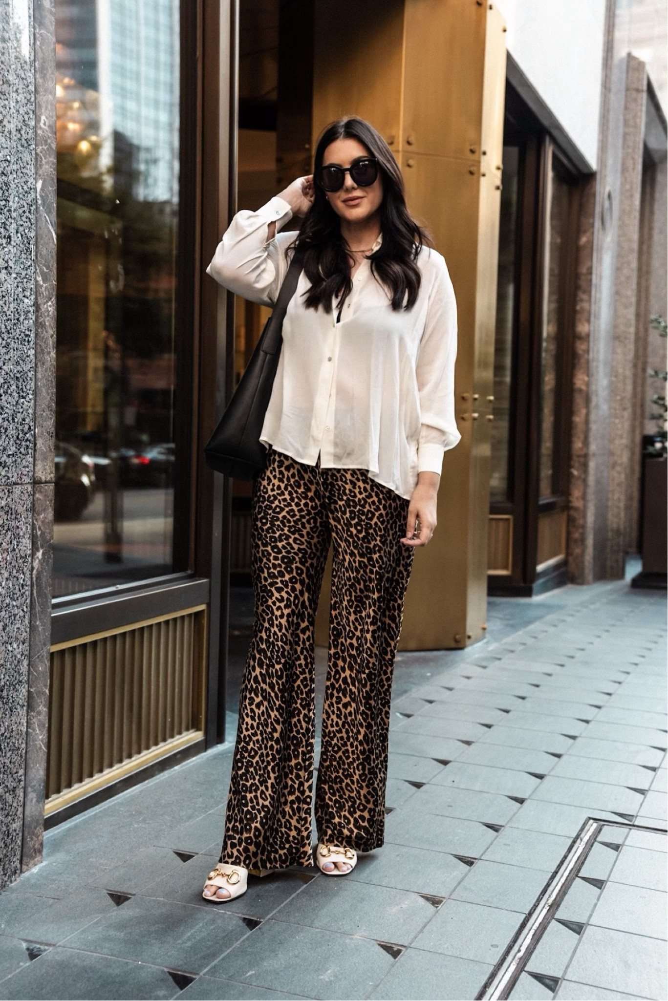 My life for leopard is unending 😂 

I’m in the large of the pants, fit is TTS! Lower ride just FYI.

I’ve linked similar tops here! 