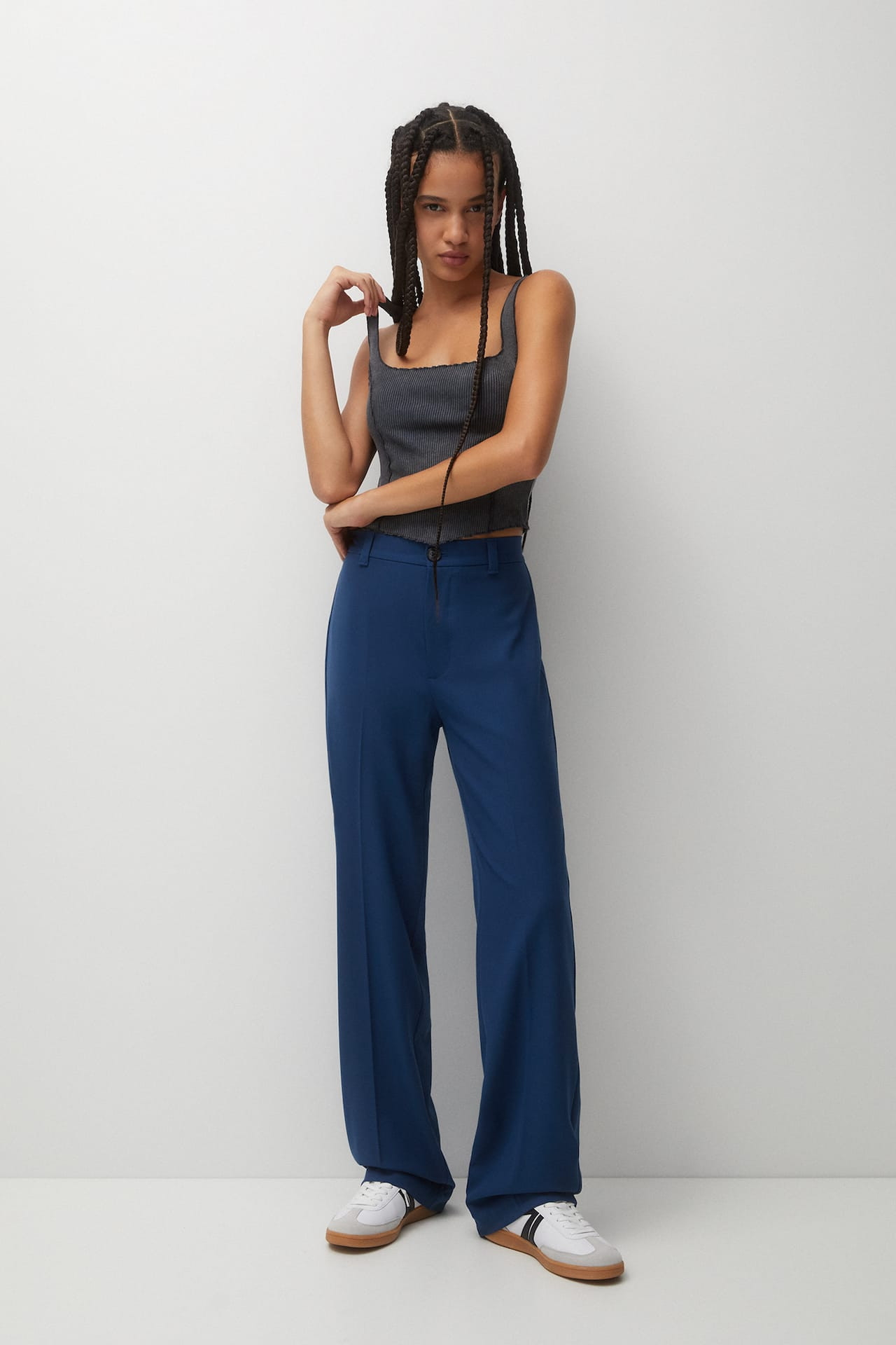 Straight-Leg-Anzughose | PULL and BEAR DE