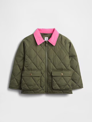 babyGap Quilted Barn Jacket | Gap Factory