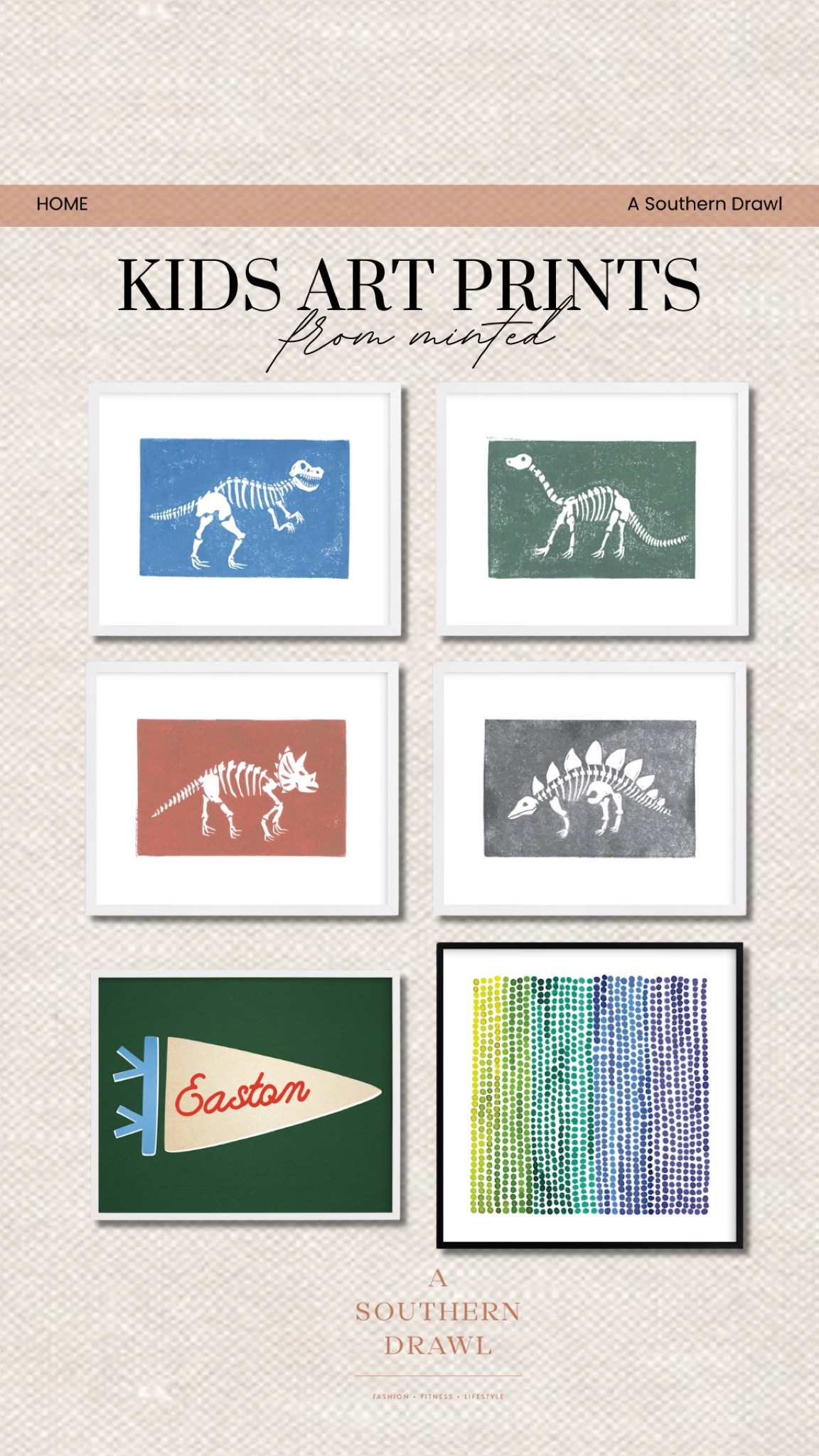 some new wall art we’re updating for Jackson🥹🫶🏼

Kids wall art prints, dinosaur prints, Minted dinosaur wall art, children's dinosaur art, kids' dinosaur prints, Minted kids' wall art, dinosaur-themed wall art, kids' room dinosaur prints, Minted art for kids, dinosaur decor for children, Grace White, A Southern Drawl Blog

#LTKKids #LTKHome #LTKFamily