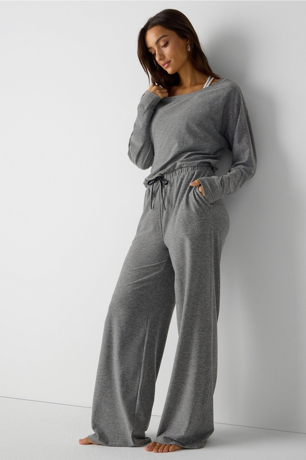 Cloud Jersey Off Shoulder Onesie | Fabletics