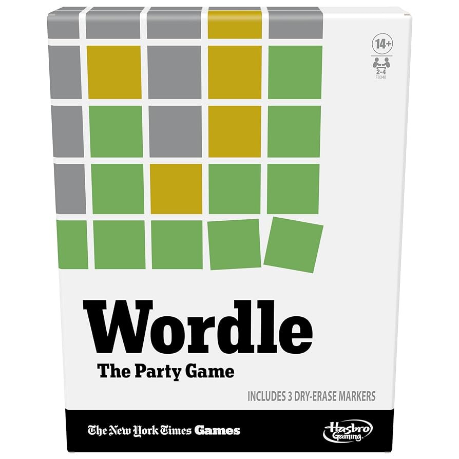Hasbro Gaming Wordle The Party Game for 2-4 Players, Official Wordle Board Game Inspired by New Y... | Amazon (US)