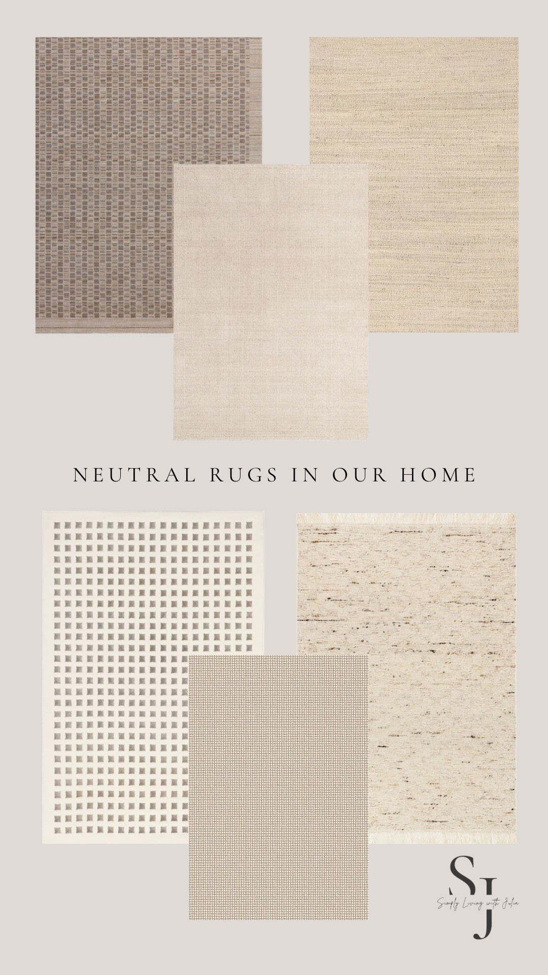 Neutral rugs in our home we would repurchase! 

Amazon rug, Wayfair rugs, neutral rugs, affordable rug options

#LTKSaleAlert #LTKU #LTKHome