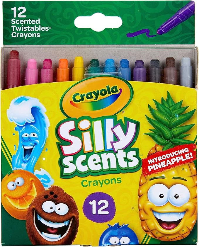 Crayola Silly Scents Twistables Crayons, 12 Count, Coloring Supplies, Gift for Kids | Amazon (US)