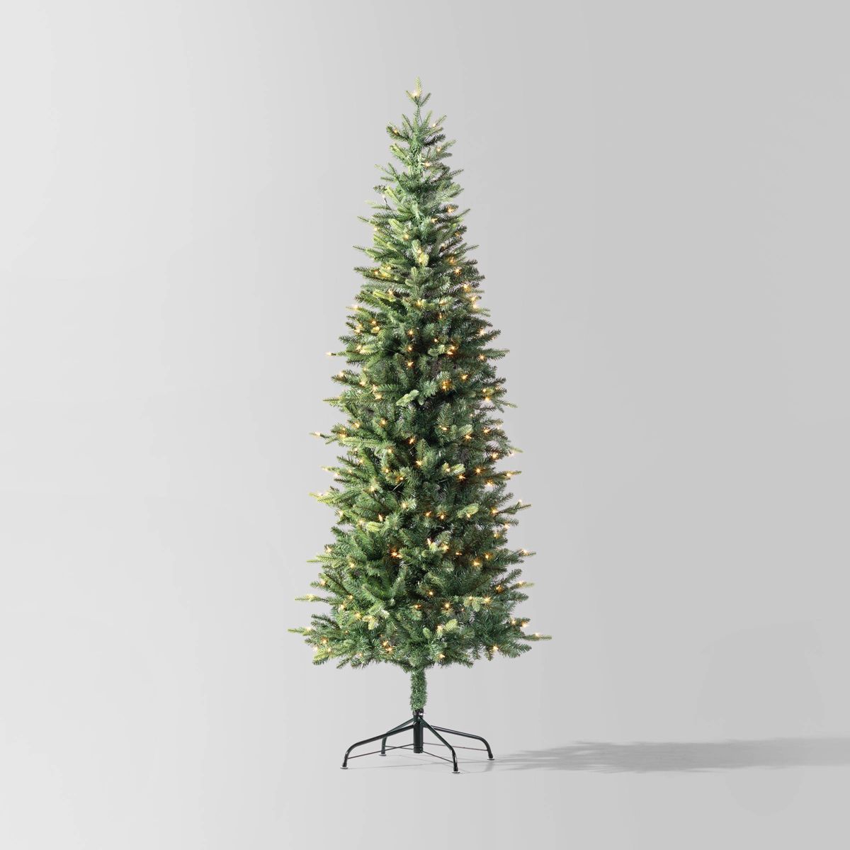 7' Pre-Lit Slim Balsam Fir Artificial Christmas Tree Clear Lights - Wondershop™ | Target