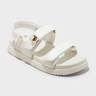 Women's Jonie Footbed Sandals - A New Day™ | Target