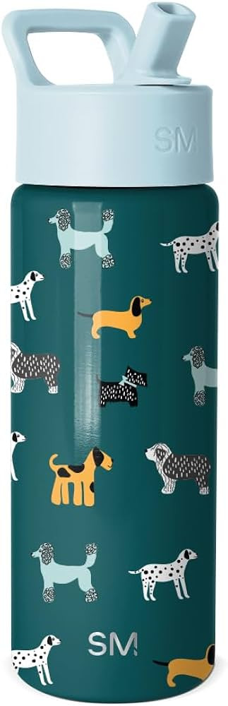 Simple Modern Kids Water Bottle & Toddler Cup | 18oz | Dogs | Amazon (US)