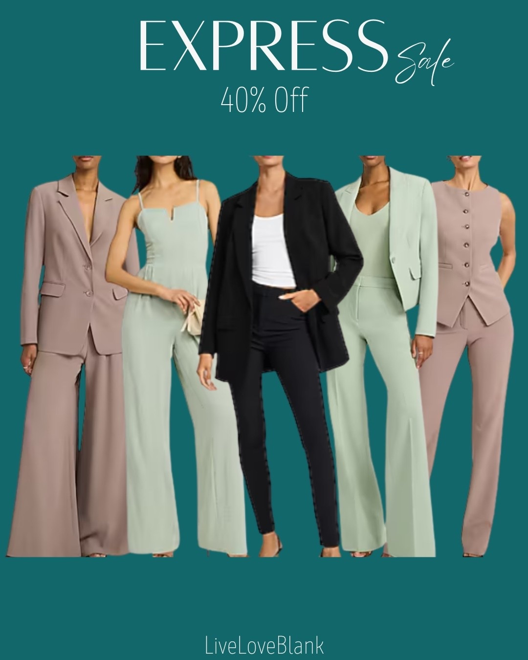 Express Editor collection 40% off
Office outfits 
Workwear 

#LTKWorkwear #LTKSaleAlert #LTKSeasonal