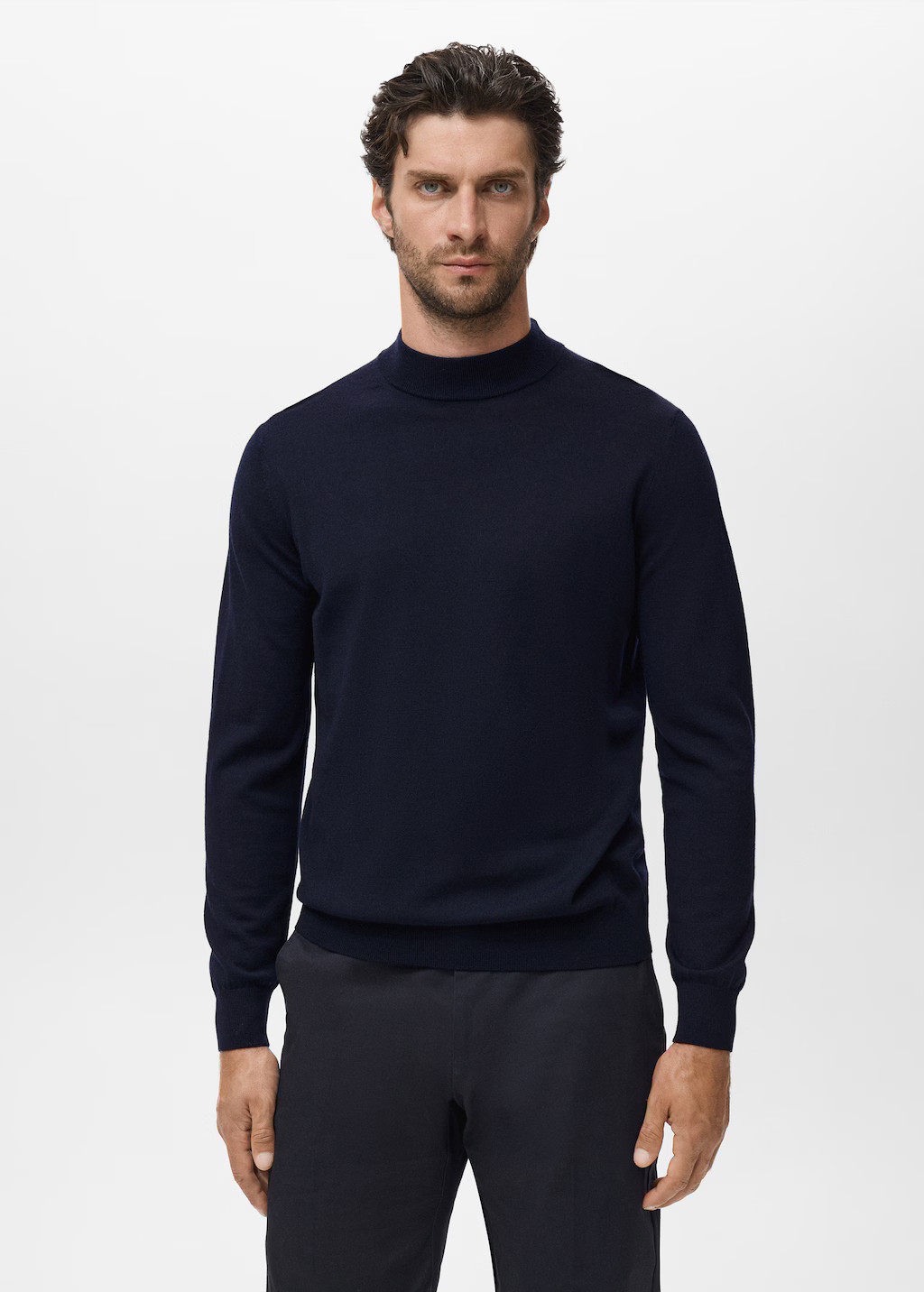 100% merino wool turtleneck sweater - Men | MANGO USA | Mango (US/MX/AU)