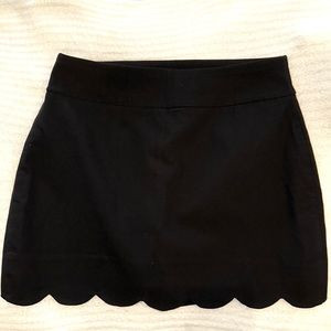 Versona Black Scallop Skort | Poshmark