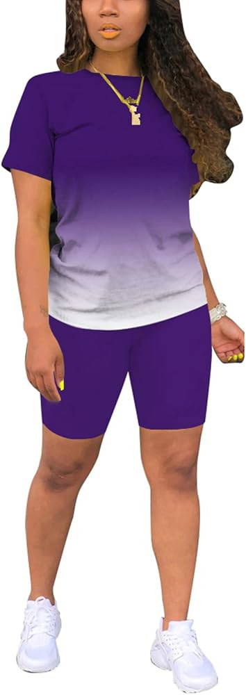 Nimsruc Two Piece Outfits For Women Summer Sweatsuits | Amazon (US)