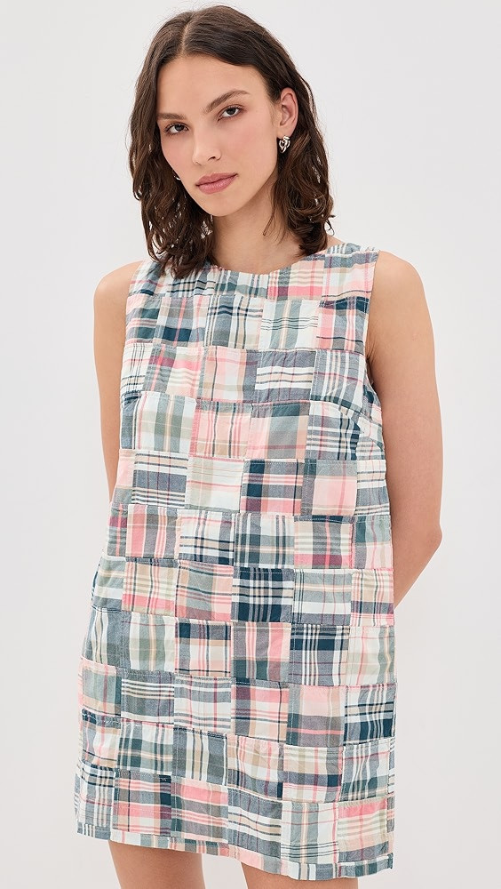 Madras Patchwork Shift Dress | Shopbop