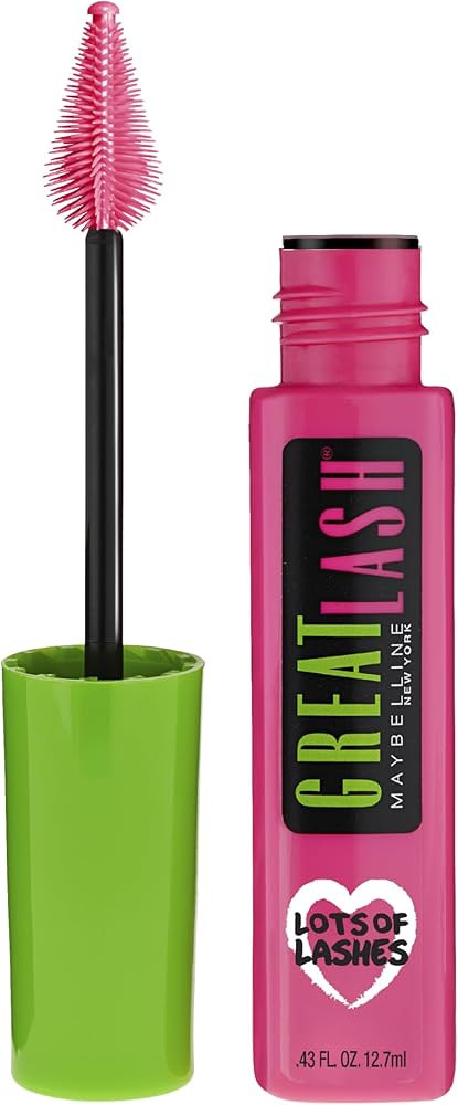 Maybelline New York Makeup Great Lash Lots Of Lashes Washable Mascara, Brownish Black Mascara, 0.... | Amazon (US)