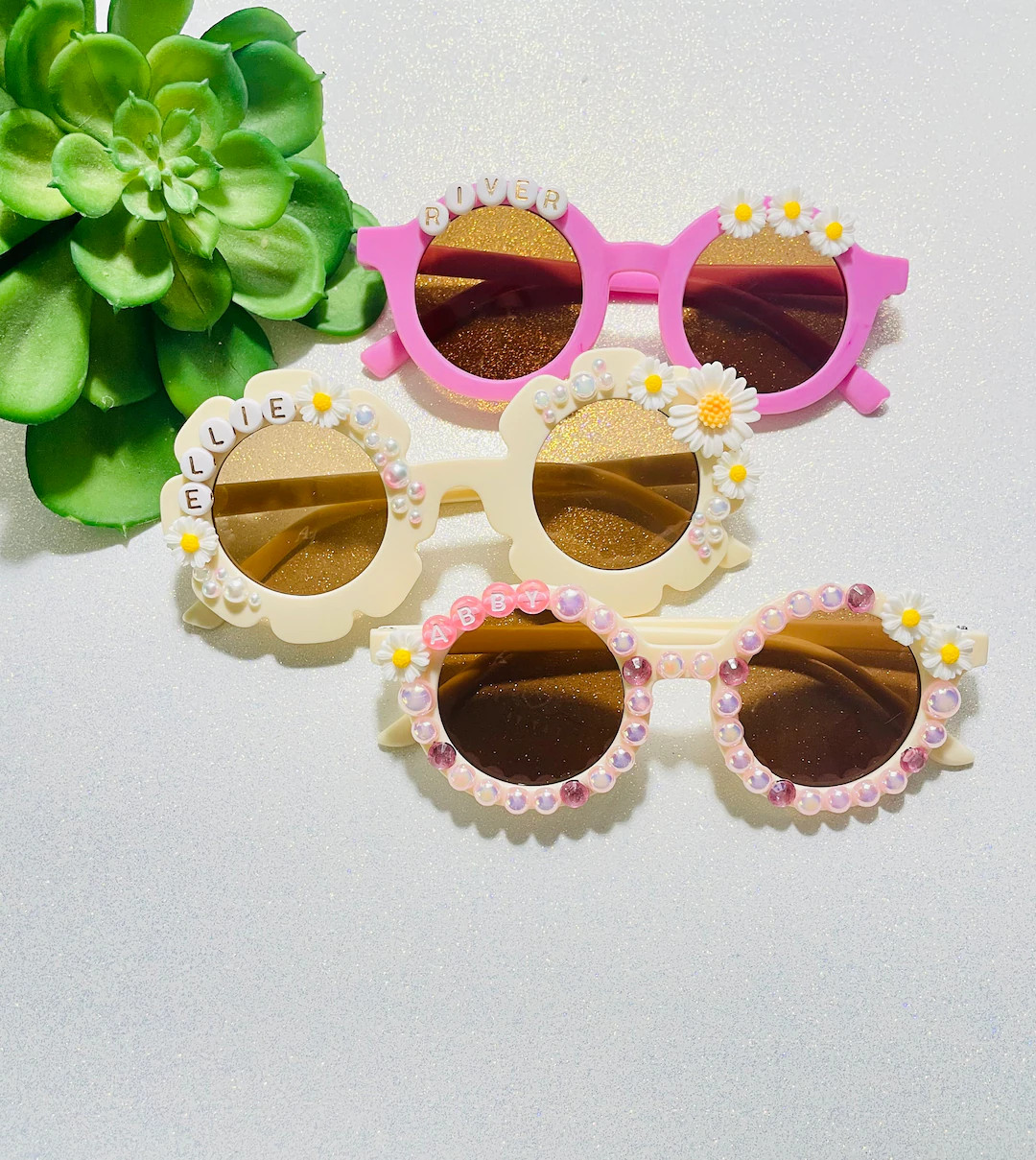 Personalized Kids Sunglasses: Boho Toddler Name Glasses - Etsy | Etsy (US)