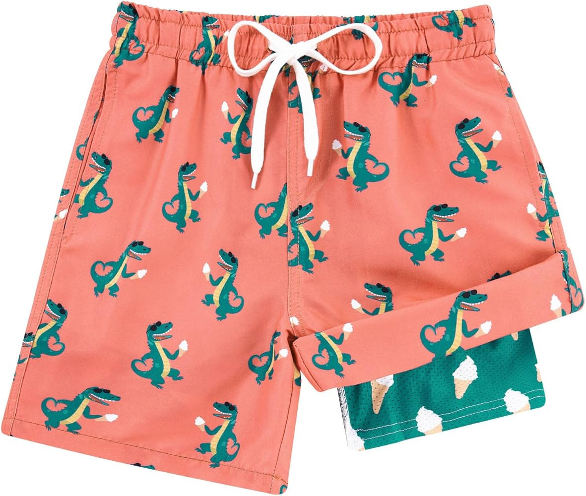 Cozople 7-20T Boys Swim Trunks with Compression Liner Big Boys Quick Dry Bathing Suit Stretch 2 i... | Amazon (US)