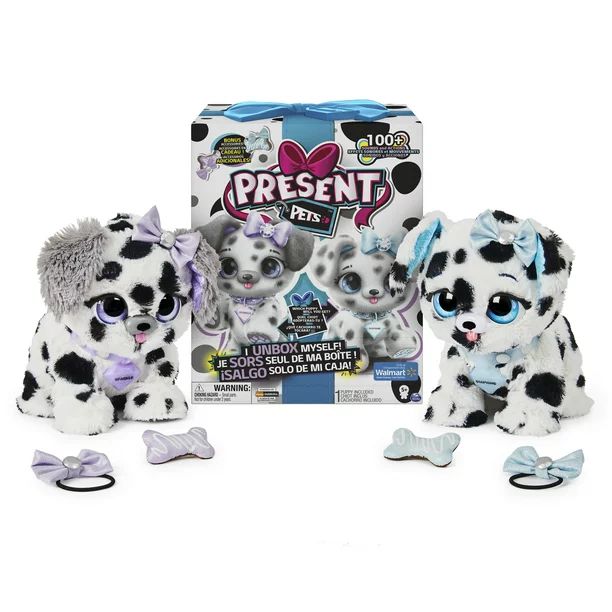 Present Pets, Diamond Dalmatian Interactive Plush Pet Toy with 2 Bonus Accessories and Over 100 S... | Walmart (US)