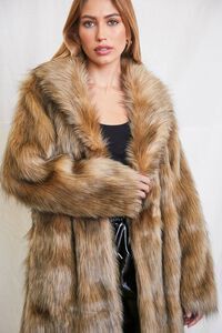 Faux Fur Longline Coat | Forever 21 (US)