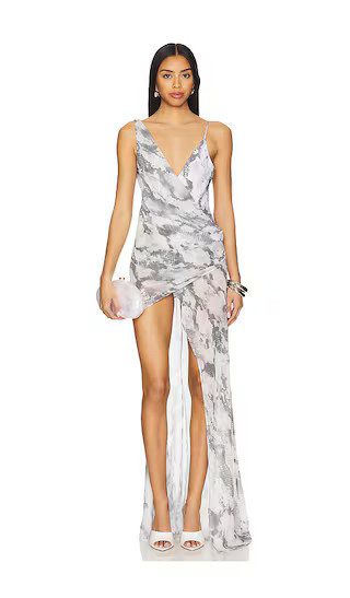 Lena Dress in Cersei Snake | Revolve Clothing (Global)