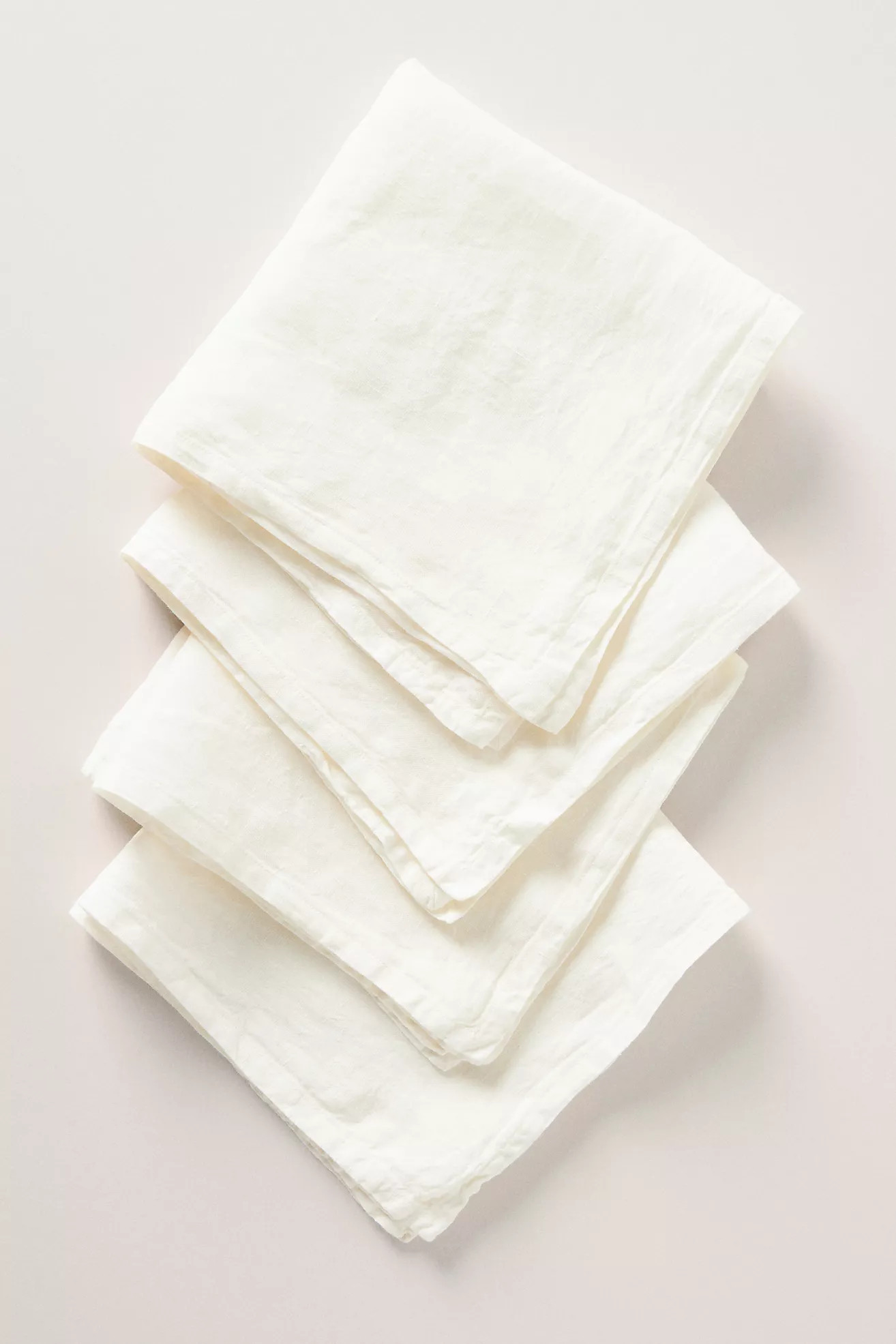Edison Linen Napkins, Set of 4 | Anthropologie (US)
