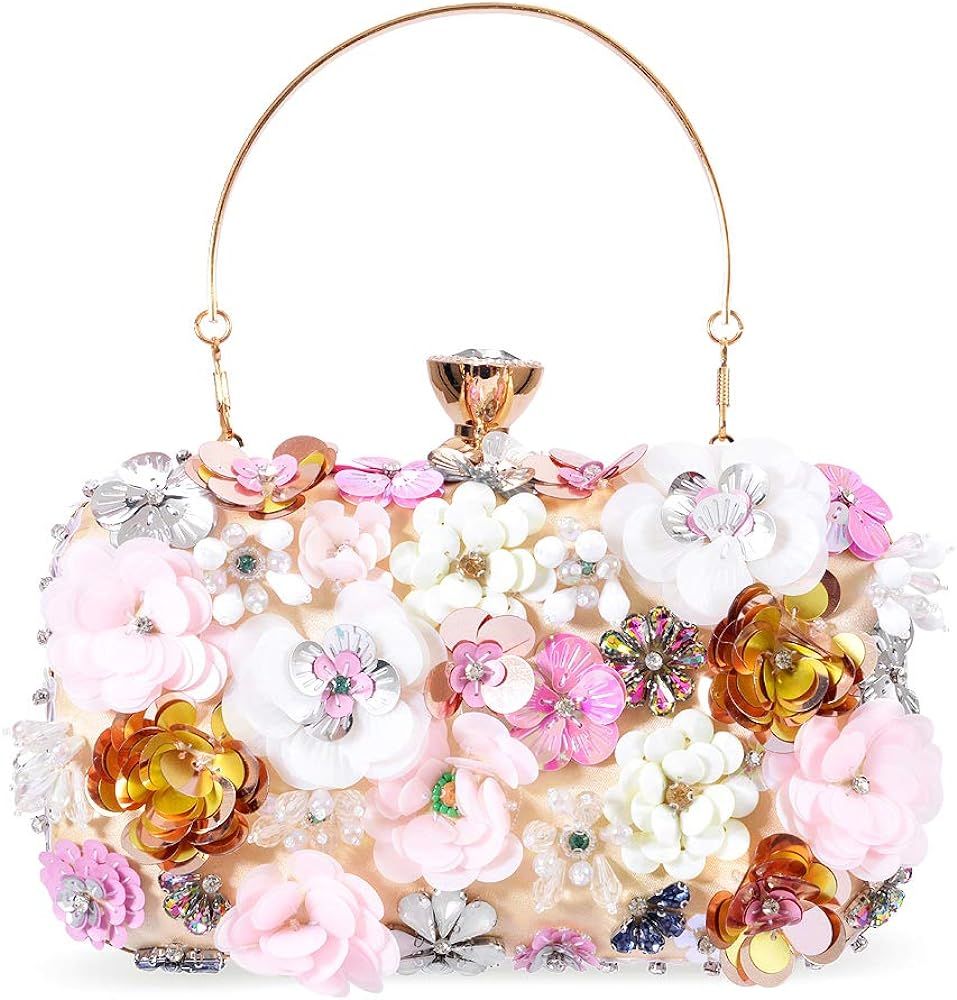 zebrum Womens Evening Clutch Bag Designer Evening Handbag Hand Bag,Lady Party Wedding Clutch Purs... | Amazon (US)