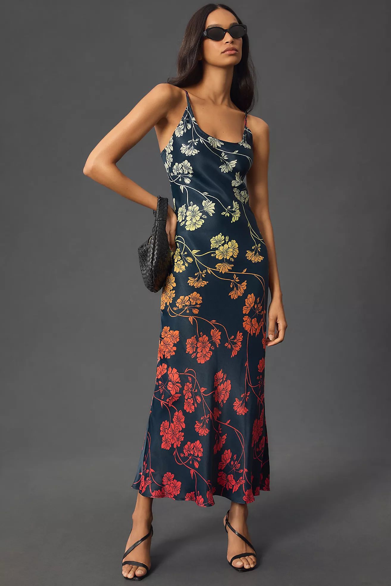 Conditions Apply Elva Slip Midi Dress | Anthropologie (US)