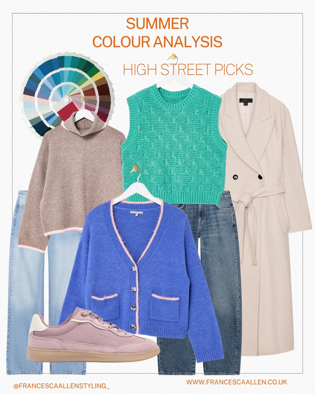 High Street Picks for my Summer palette girlies 💞 🎨 to find your perfect colour palette get in touch to book a Colour Analysis Consultation ✨🧡

#LTKuk #LTKautumn #LTKstyletip